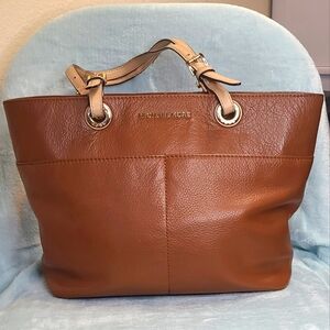 Michael Kors Brown Leather Tote Bag